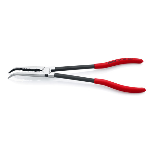 KNIPEX moniertang met kruisprofiel bekken onder een hoek van 45° 280 mm