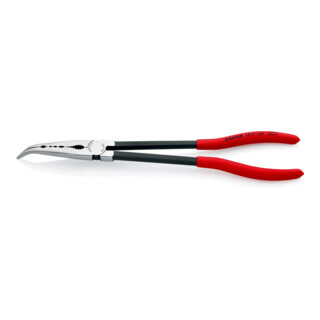 Knipex Montierzange mit Querprofilen Backen gewinkelt 45° 280 mm