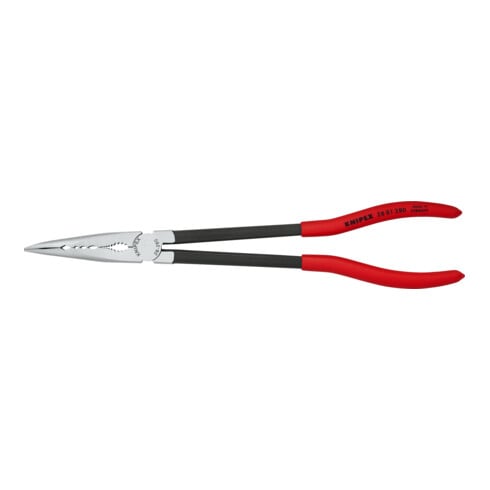 Knipex Montierzange mit Querprofilen Backen gewinkelt 45° 280 mm