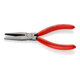 KNIPEX 30 11 140 Langbeckzange mit Kunststoff überzogen schwarz atramentiert 140 mm