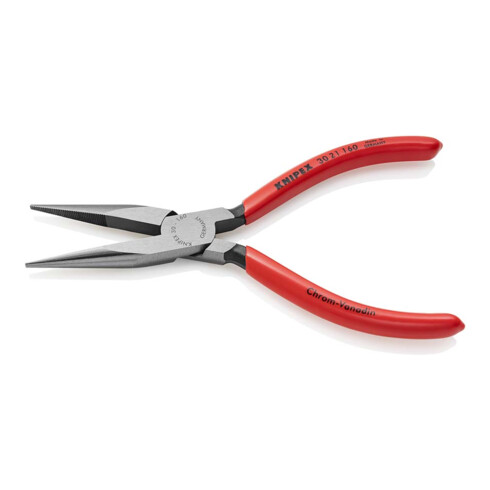 KNIPEX 30 21 160 Langbeckzange mit Kunststoff überzogen schwarz atramentiert 160 mm