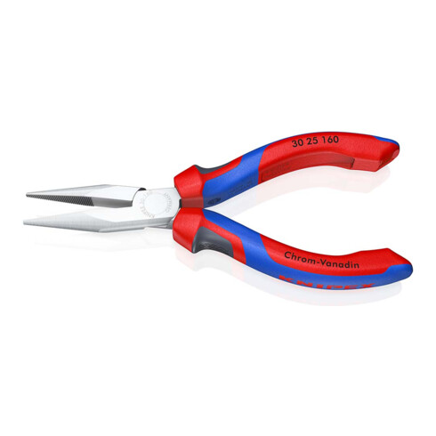 KNIPEX 30 25 160 Langbeckzange mit Comfort-Griffen verchromt 160 mm