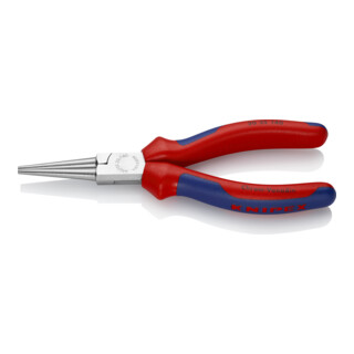 KNIPEX Pinza a becchi lunghi, forma 3, impugnatura multicomponente