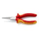 KNIPEX 30 36 160 langbektang verchroomd VDE 160 mm