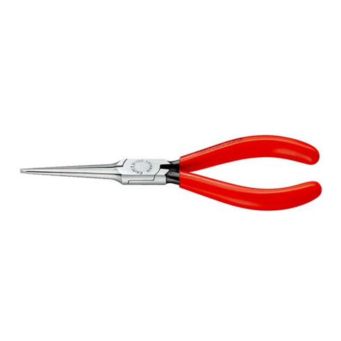 KNIPEX 31 11 160 Greifzange (Nadelzange) mit Kunststoff überzogen schwarz atramentiert 160 mm