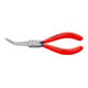 KNIPEX 31 21 160 Greifzange (Nadelzange) mit Kunststoff überzogen schwarz atramentiert 160 mm