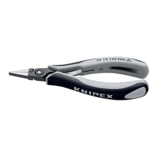KNIPEX 34 12 130 ESD Precisie-elektrogrijptang ESD gebruineerd 135 mm
