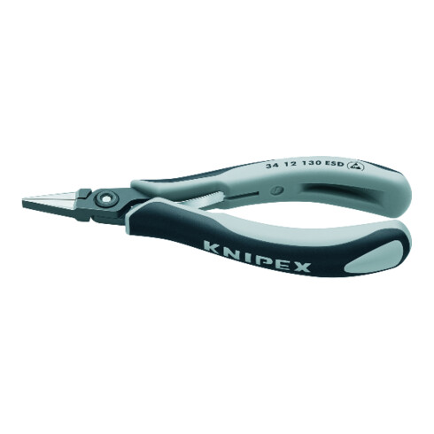 KNIPEX 34 12 130 ESD Precisie-elektrogrijptang ESD gebruineerd 135 mm