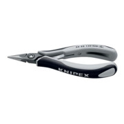 KNIPEX 34 22 130 ESD Präzisions-Elektronik-Greifzange ESD mit Mehrkomponenten-Hüllen brüniert 130 mm