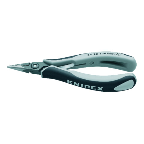 KNIPEX 34 22 130 ESD Precisie-elektrogrijptang ESD gebruineerd 135 mm