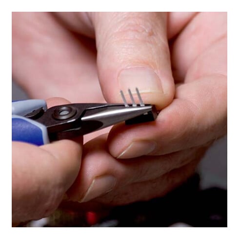 KNIPEX 34 22 130 Precisie-elektrogrijptang gebruineerd 135 mm