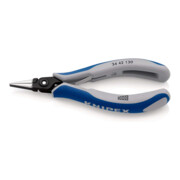 KNIPEX 34 42 130 Präzisions-Elektronik-Greifzange mit Mehrkomponenten-Hüllen brüniert 130 mm