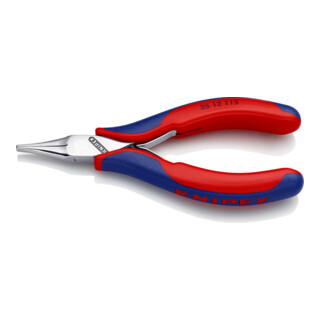 Elektronik-Greifzange 115mm fl.br.Backen Knipex