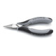 KNIPEX 35 22 115 ESD Elektronik-Greifzange ESD mit durchgestecktem Gelenk mit Mehrkomponenten-Hüllen 115 mm