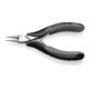 KNIPEX 35 32 115 ESD Elektronik-Greifzange ESD mit durchgestecktem Gelenk mit Mehrkomponenten-Hüllen 115 mm