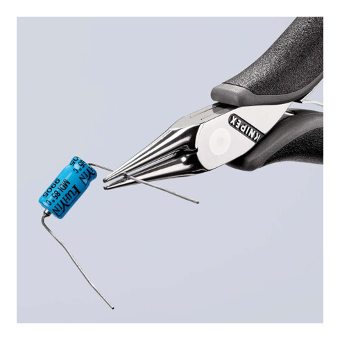 KNIPEX 35 32 115 ESD Elektronik-Greifzange ESD mit durchgestecktem Gelenk mit Mehrkomponenten-Hüllen 115 mm