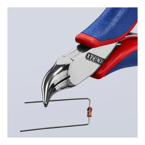 Knipex Elektronik-Greifzange 45° gewinkelt