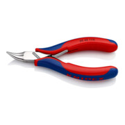 Knipex Elektronik-Greifzange 45° gewinkelt