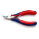 KNIPEX 35 42 115 Elektronik-Greifzange mit durchgestecktem Gelenk mit Mehrkomponenten-Hüllen 115 mm