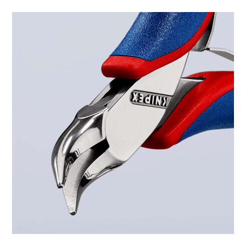 Knipex Elektronik-Greifzange 45° gewinkelt