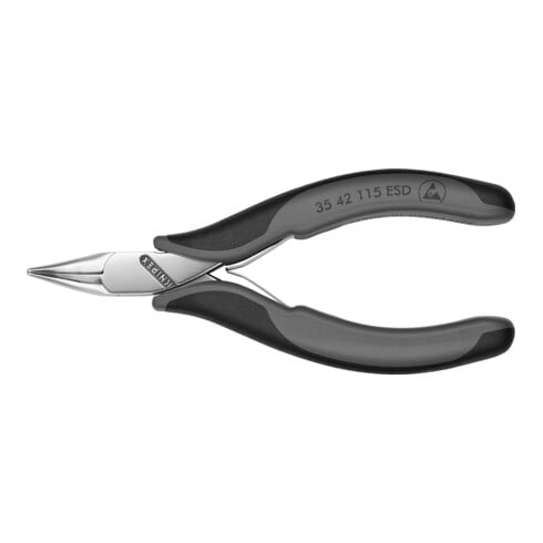 KNIPEX Pinza ESD, 115mm, con ganasce tonde e piatte