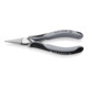 KNIPEX 35 62 145 ESD Elektronik-Greifzange ESD mit durchgestecktem Gelenk mit Mehrkomponenten-Hüllen spiegelpoliert 145 mm-1
