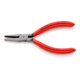 KNIPEX 37 11 125 Greifzange für Feinmechanik mit Kunststoff überzogen schwarz atramentiert 125 mm