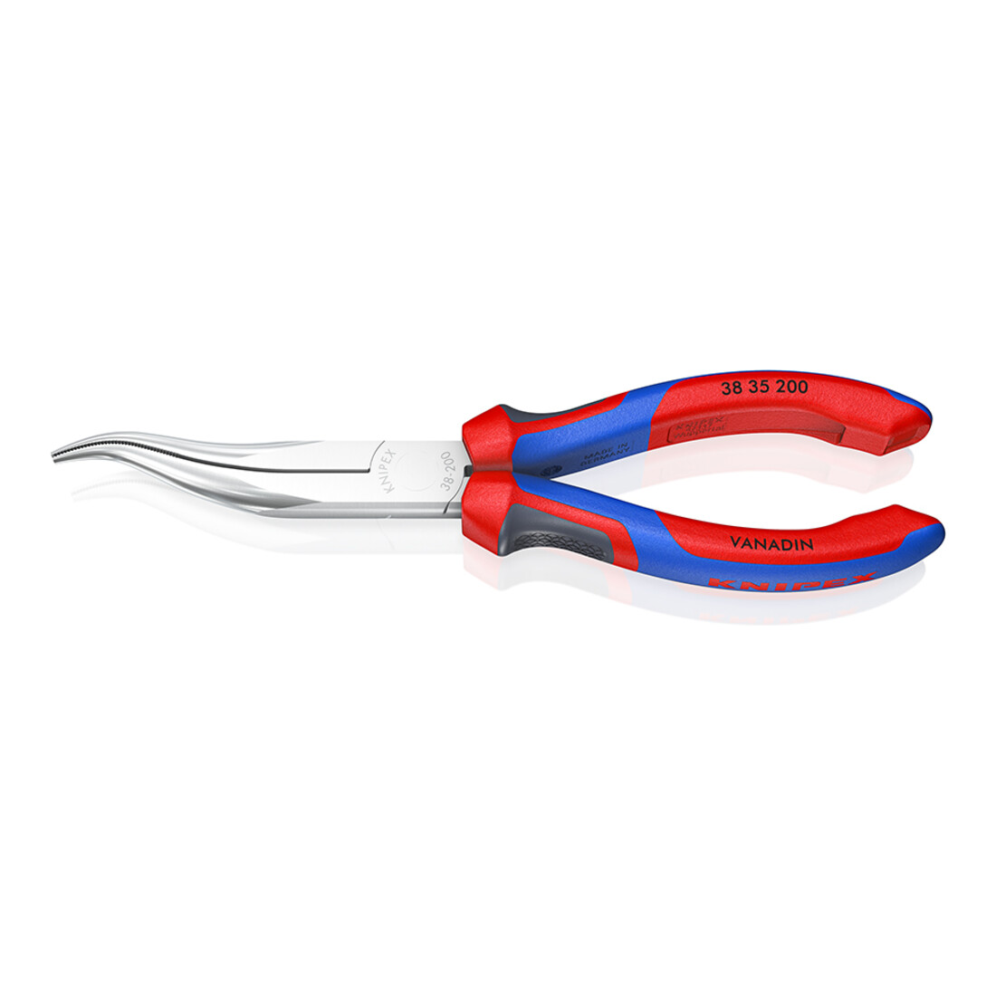 KNIPEX 38 35 200 Mechanikerzange mit Comfort-Griffen verchromt 200 mm