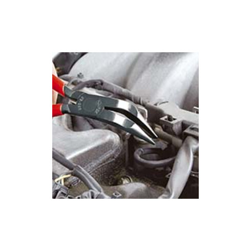 KNIPEX 38 71 200 Mechanikerzange mit Kunststoff überzogen schwarz atramentiert 200 mm