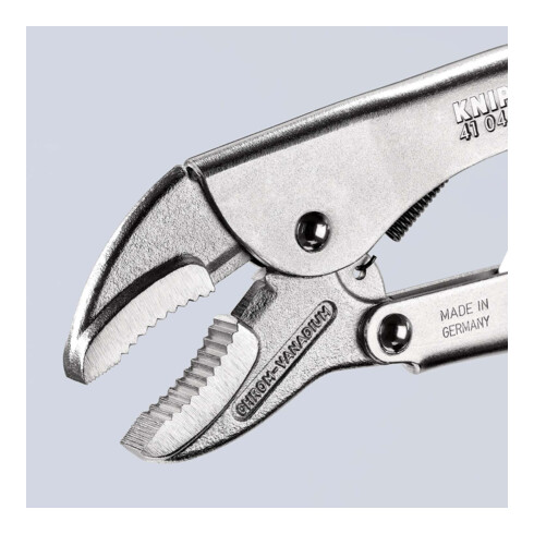 KNIPEX 41 04 250 Gripzange verzinkt 250 mm