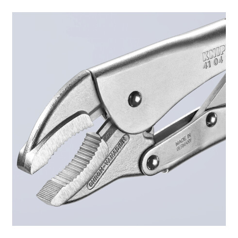 KNIPEX 41 04 300 grijptang verzinkt 300 mm