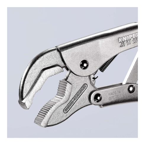 KNIPEX 41 14 250 Gripzange verzinkt 250 mm