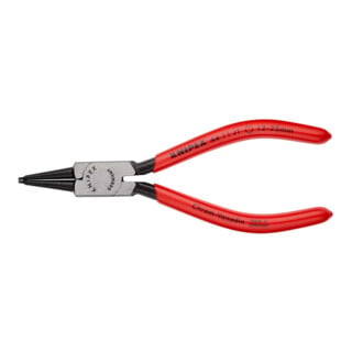 KNIPEX 44 11 J1 Sicherungsringzange für Innenringe in Bohrungen mit Kunststoff überzogen schwarz atramentiert 140 mm