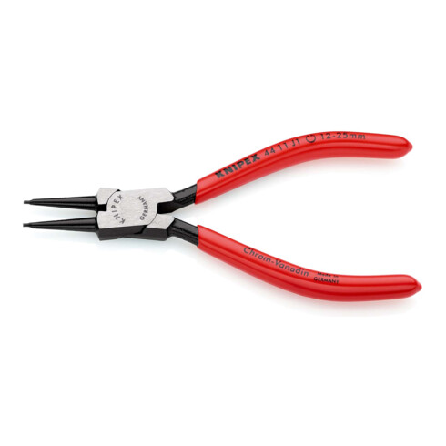 KNIPEX 44 11 J1 Sicherungsringzange für Innenringe in Bohrungen mit Kunststoff überzogen schwarz atramentiert 140 mm