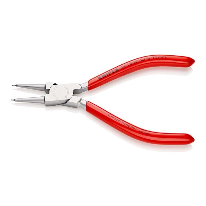 KNIPEX 44 13 J0 Sicherungsringzange für Innenringe in Bohrungen mit Kunststoff überzogen verchromt 140 mm