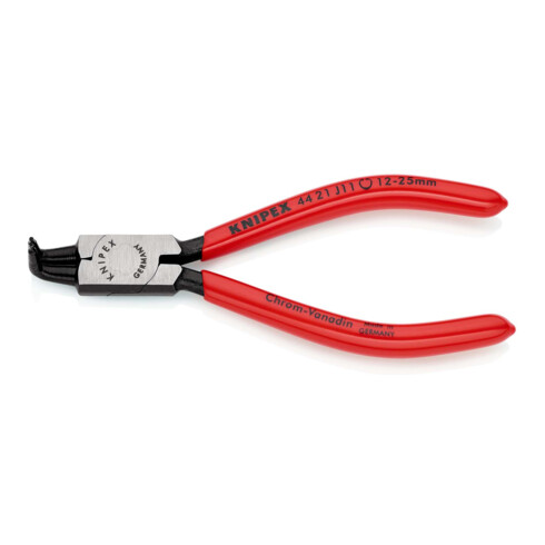 KNIPEX 44 21 J11 Sicherungsringzange für Innenringe in Bohrungen mit Kunststoff überzogen schwarz atramentiert 130 mm