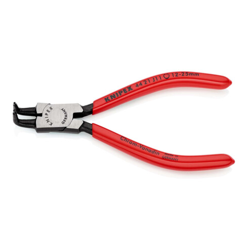 KNIPEX 44 21 J11 Sicherungsringzange für Innenringe in Bohrungen mit Kunststoff überzogen schwarz atramentiert 130 mm