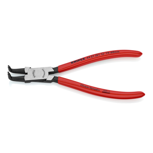 KNIPEX 44 21 J21 Sicherungsringzange für Innenringe in Bohrungen mit Kunststoff überzogen schwarz atramentiert 170 mm
