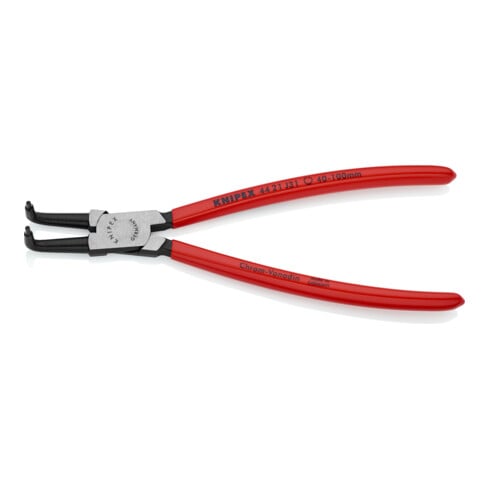 KNIPEX 44 21 J31 Sicherungsringzange für Innenringe in Bohrungen mit Kunststoff überzogen schwarz atramentiert 215 mm