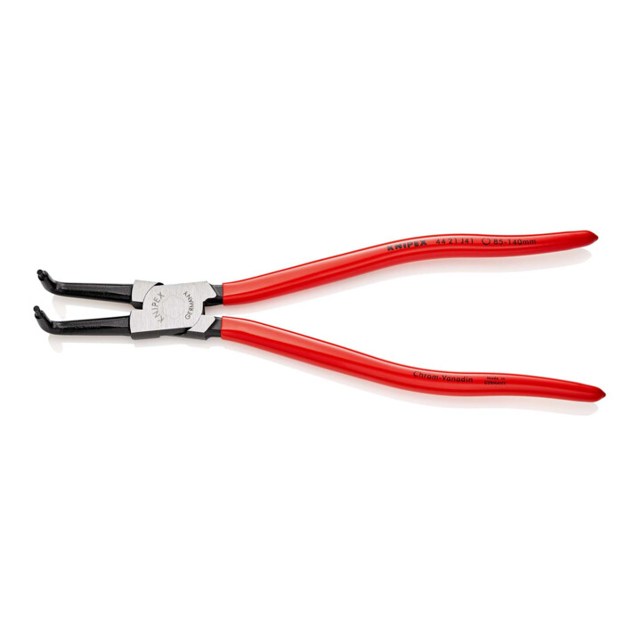 KNIPEX 44 21 J41 Sicherungsringzange für Innenringe in Bohrungen mit Kunststoff überzogen schwarz atramentiert 300 mm
