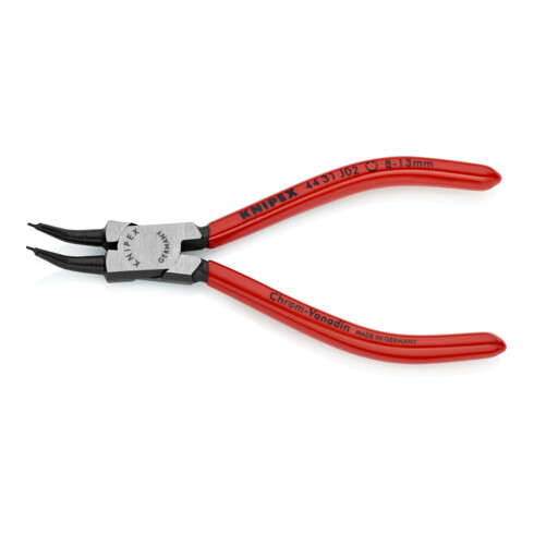 KNIPEX 44 31 J02 Borgveertang voor binnenringen in boringen 45° schuin zwart geatramenteerd 140 mm