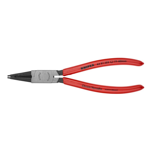 KNIPEX 44 31 J22 Borgveertang voor binnenringen in boringen 45° schuin zwart geatramenteerd 180 mm