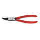 KNIPEX Pinza per anelli di sicurezza interni a fori 44 31 J42 con angolo di 45°, bonderizzata nera, 310mm-1