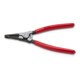 KNIPEX 45 11 170 Montagezange für Sprengringe auf Wellen mit Kunststoff überzogen brüniert 170 mm-1