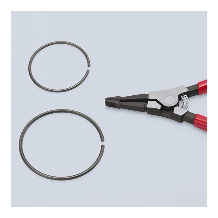 KNIPEX 45 11 170 Montagezange für Sprengringe auf Wellen mit Kunststoff überzogen brüniert 170 mm