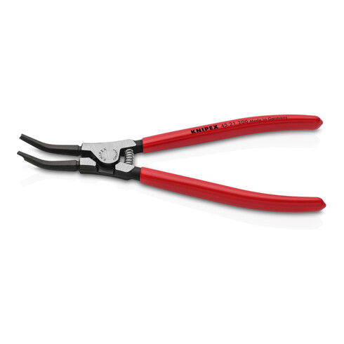 KNIPEX 45 21 200 Moniertangen voor snapringen op assen gebruineerd 200 mm
