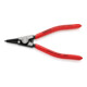 KNIPEX 46 11 A0 Borgveertang voor buitenringen op assen zwart geatramenteerd 140 mm