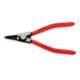 KNIPEX 46 11 A1 Borgveertang voor buitenringen op assen zwart geatramenteerd 140 mm