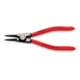 KNIPEX 46 11 A1 Sicherungsringzange für Außenringe auf Wellen mit Kunststoff überzogen schwarz atramentiert 140 mm