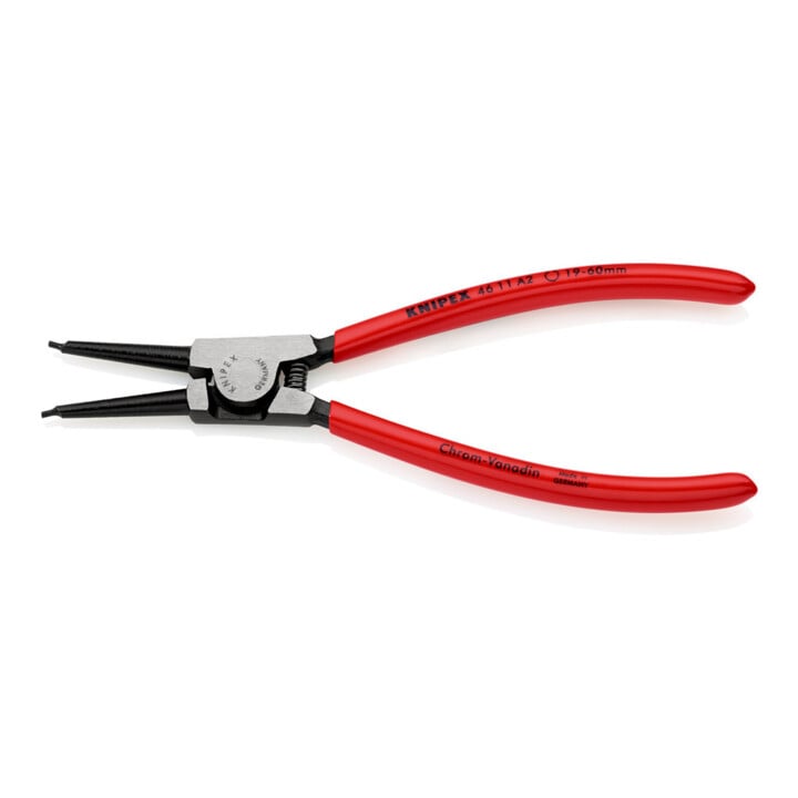 KNIPEX 46 11 A2 Borgveertang voor buitenringen op assen zwart geatramenteerd 180 mm